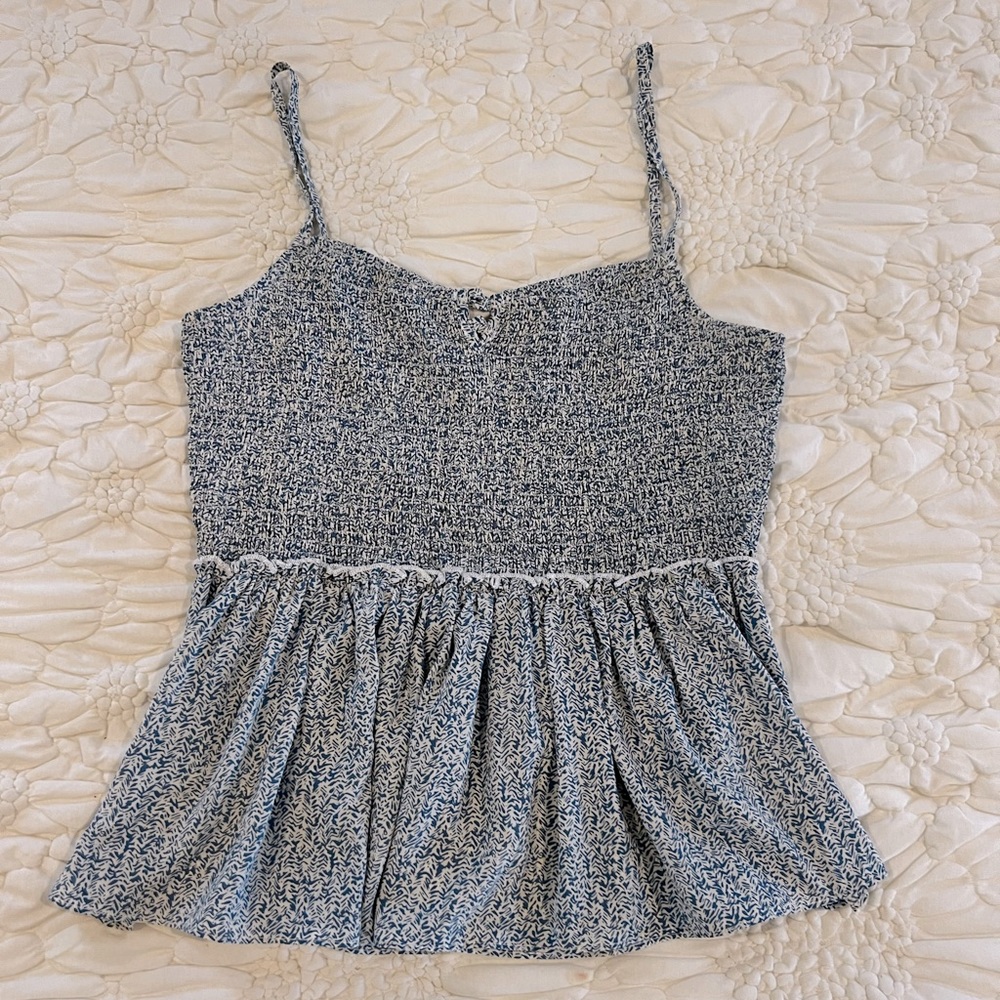 Pink Lily Smocked Tank Top